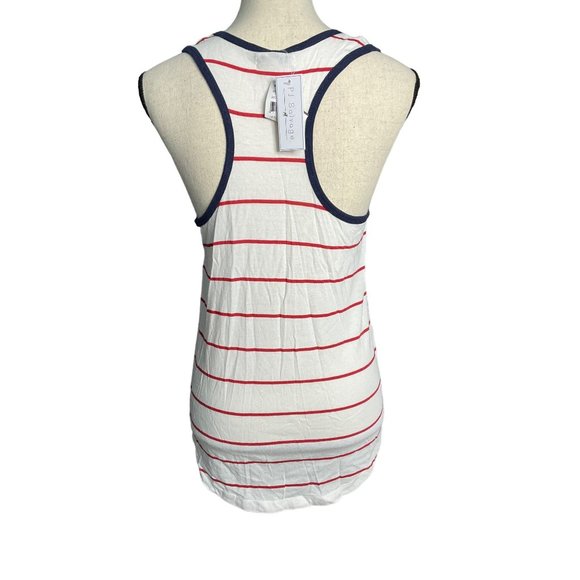 PJ Salvage Shirt Womens Medium Red White Blue Sleeveless Tank Top Star Patriotic - Picture 4 of 4